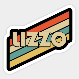 Vintage 80s Lizzo Personalized Name Sticker